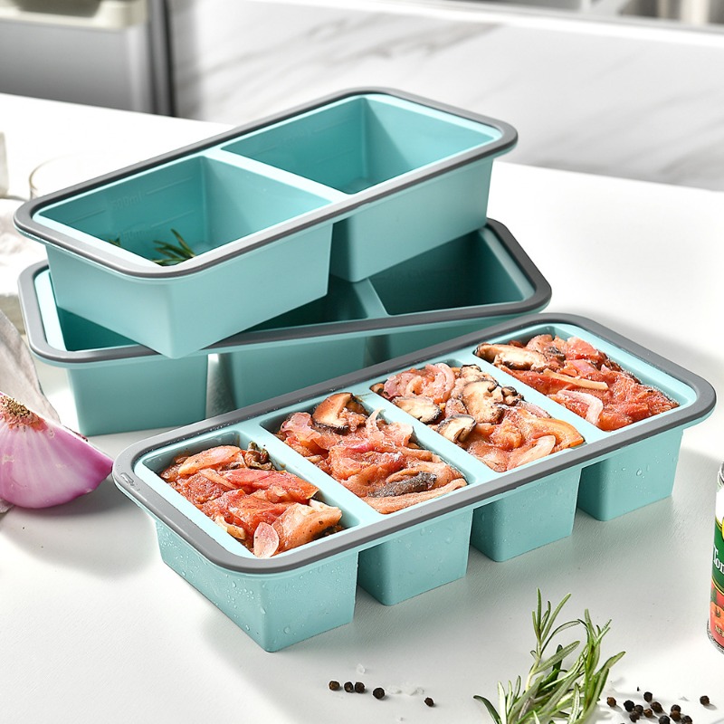 Meal Prep Template - Große Eiswürfelformen für den Gefrierschrank –