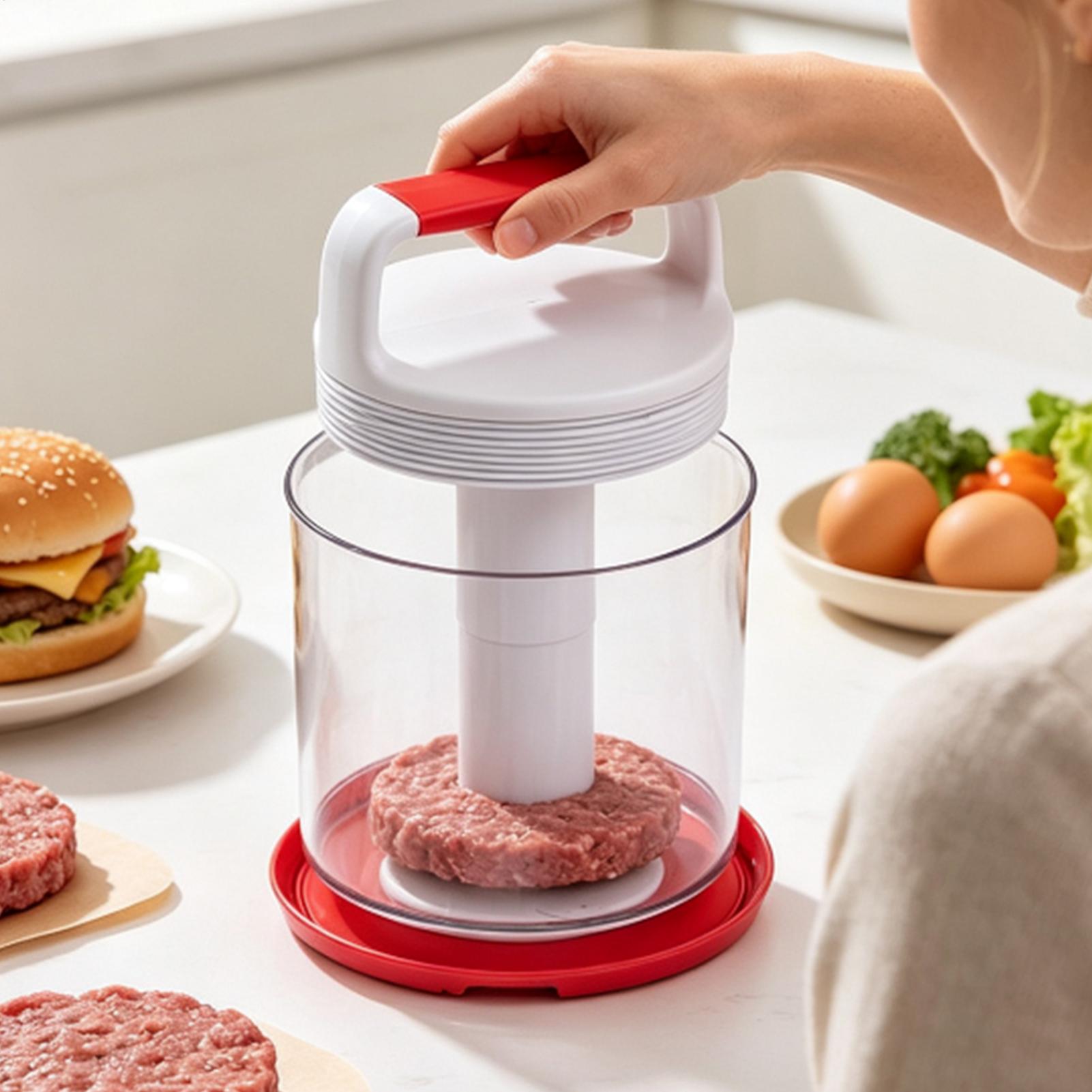 Meal Prep Template - Burger-Presse, Antihaft-Hamburger-Pattypresse, Multifunktionale Fleischpattypresse, Hamburger-Fleischpresse