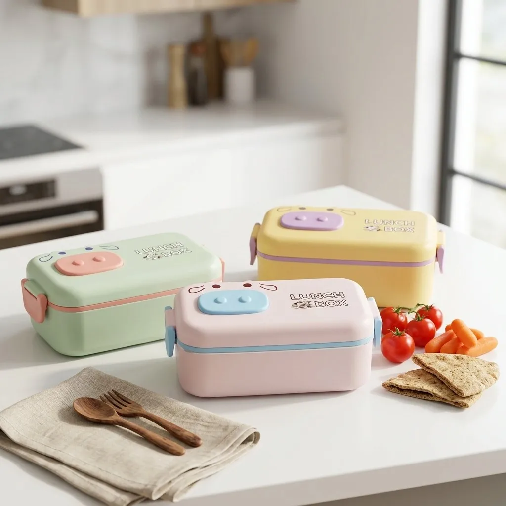 Meal Prep Or Prep Meal - Mikrowellengeeignete Plastik-Bento-Box, versiegelte Lunchbox, Mahlzeiten-Vorbereitungs- und