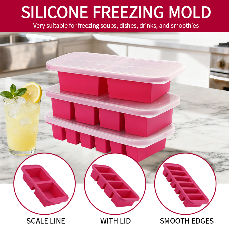 2- oder 3-teiliges Silikon-Gef – Meal Prep Template Bewertung und Preis