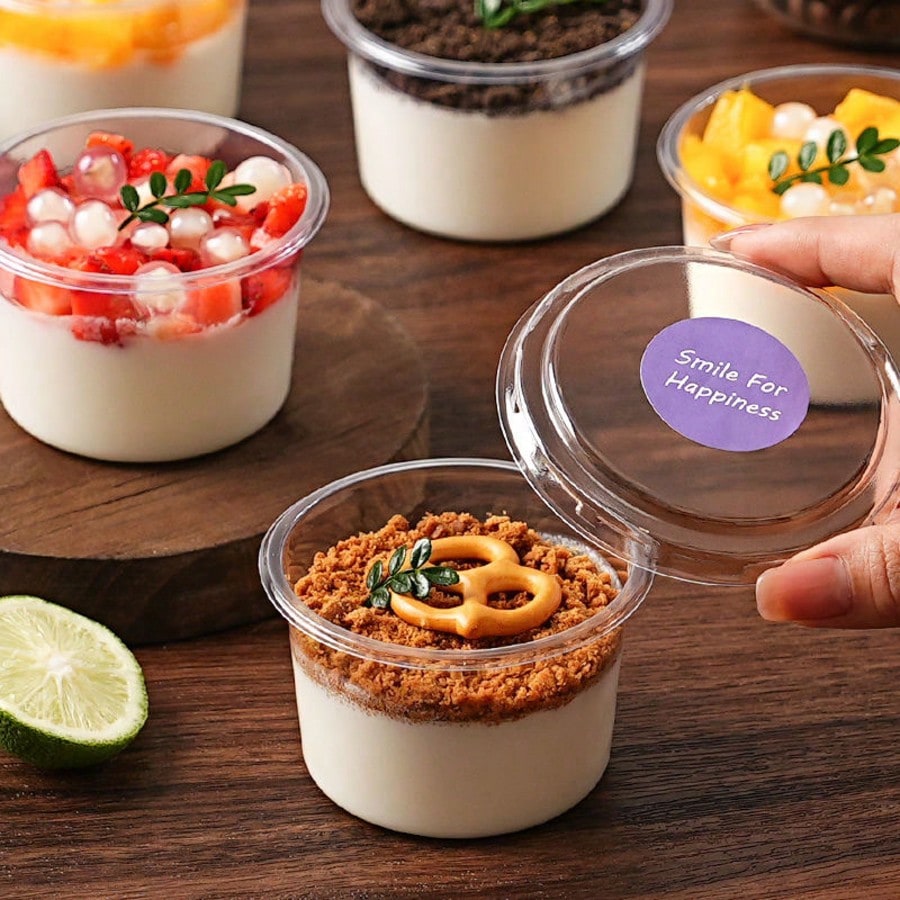 50/100PCS 250ML Einweg Kunstst – Sauce Dipping Cup Bewertung und Preis