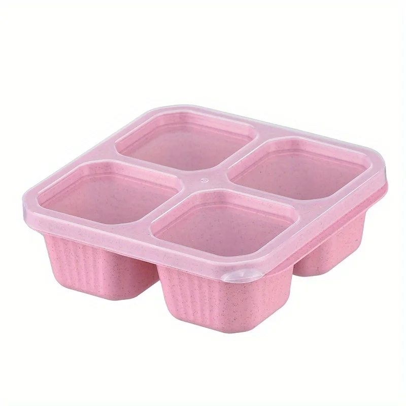 Snack box mit vier transparent – Meal Prep Kitchen Bewertung und Preis