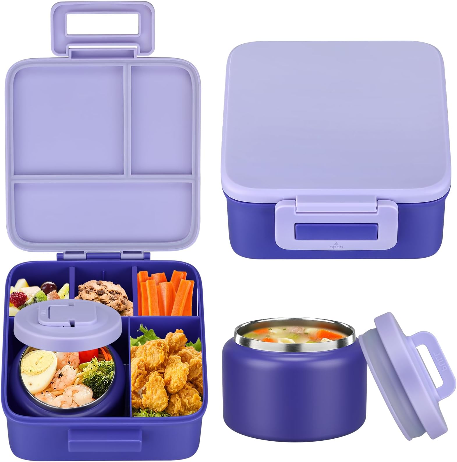 1 Set Bento-Lunchbox für Kinde – Meal Prep Bowl Bewertung und Preis