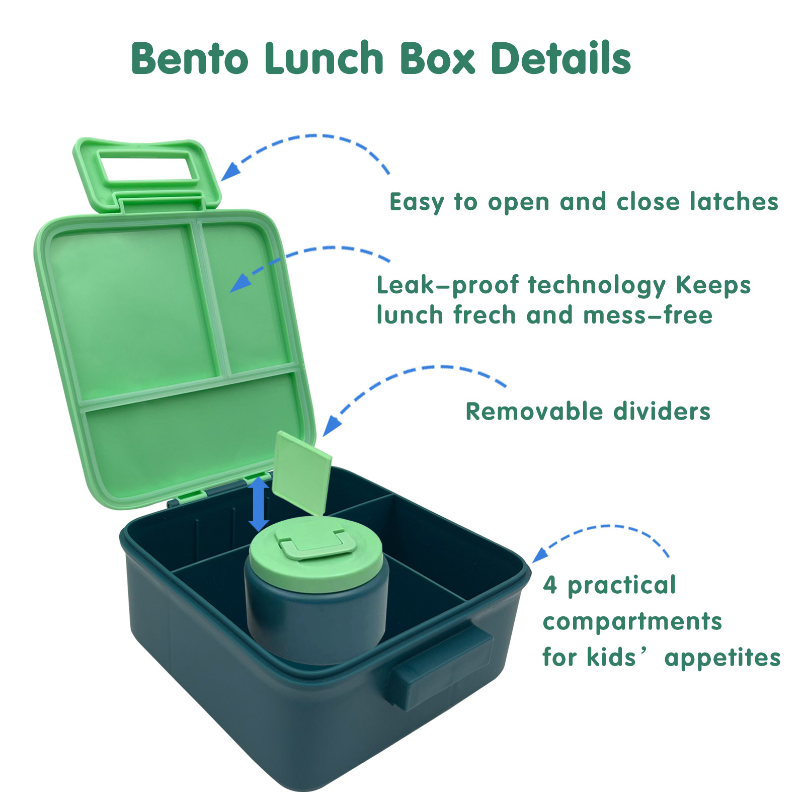 1 Set Bento-Lunchbox für Kinde – Meal Prep Bowl Bewertung und Preis