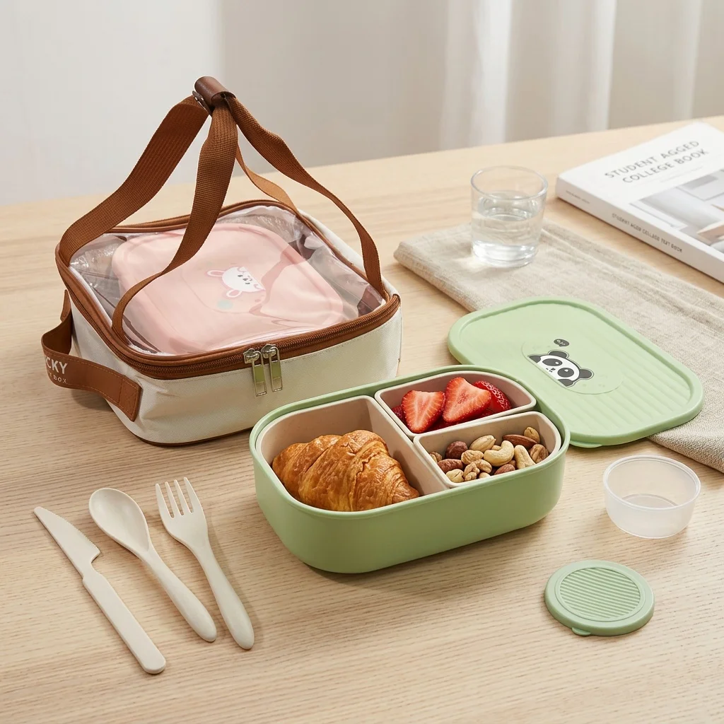 Kinder-Bento-Lunchbox mit Deck – Meal Prep Or Prep Meal Bewertung und Preis