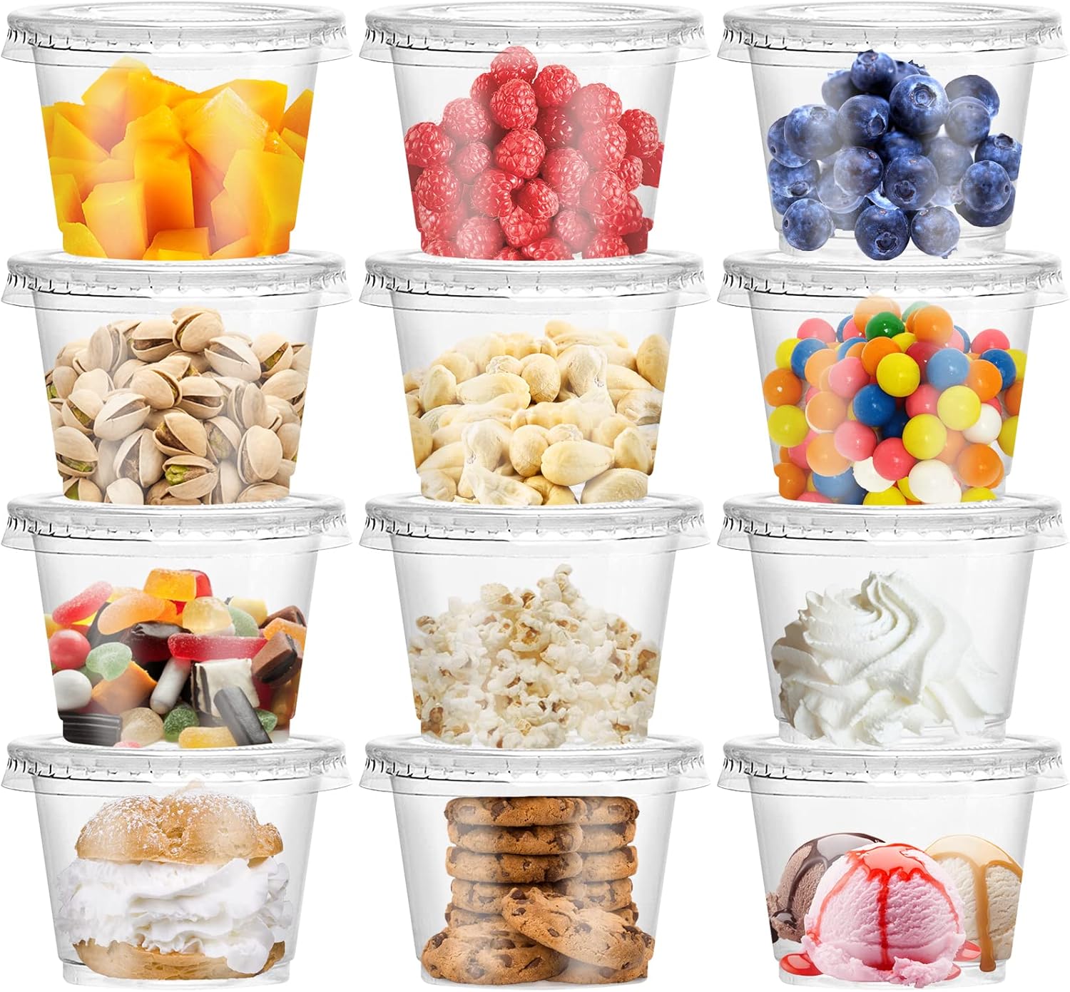 8/10OZ Plastik-Parfaitbecher m – Sauce Dipping Cup Bewertung und Preis