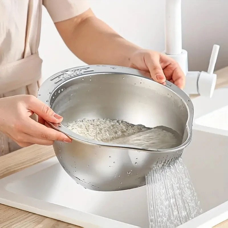 Rostfreier Edelstahl Reissieb  – Meal Prep With Rice Bewertung und Preis